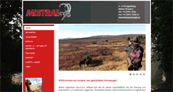 Desktop Screenshot of mistral-jagd.at