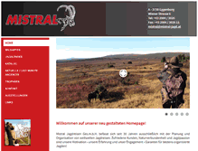 Tablet Screenshot of mistral-jagd.at